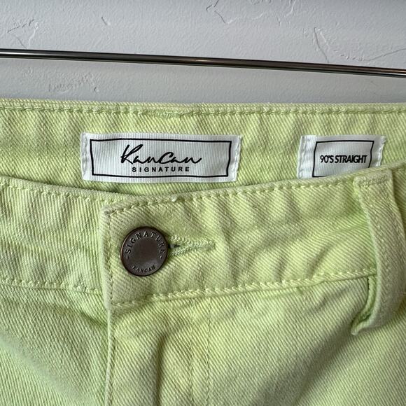 KanCan Signature 90s Straight Cargo Stretch Neon Pants Size 26 - Picture 7 of 10